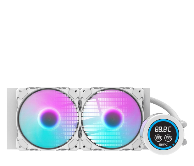 DarkFlash DN-D240 2x120mm White DN-D240 WHITE - 1469244 - zdjęcie 2
